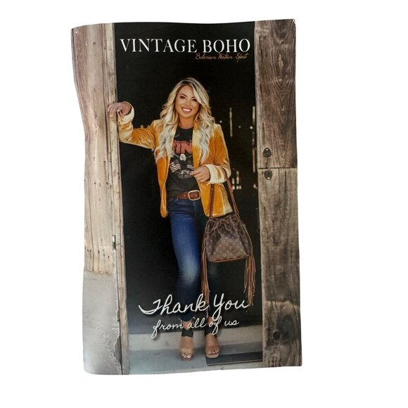 Louis Vuitton Vintage Boho Satchel Brown Monogram Canvas Luxury Western Fringe - Picture 13 of 16